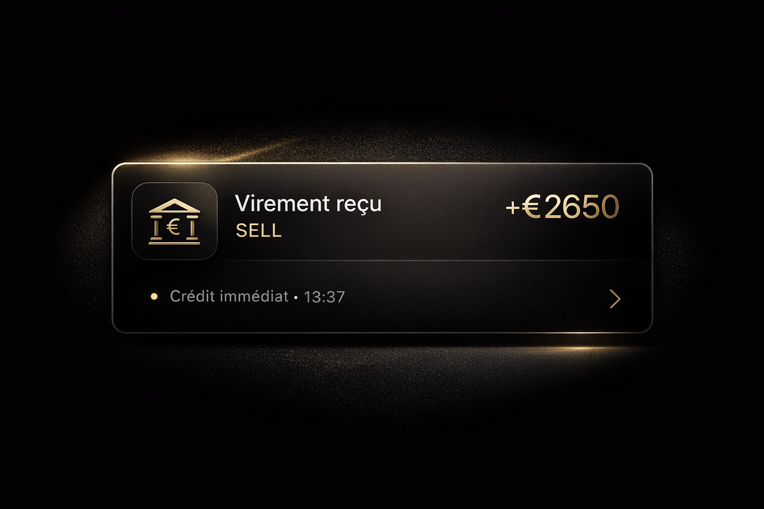 Paiement du vendeur après la vente